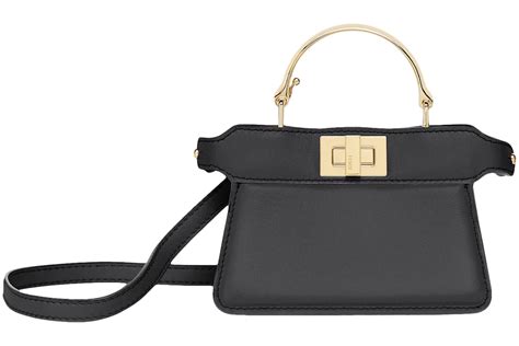 Fendi Nano Peekaboo Maxi Handle .